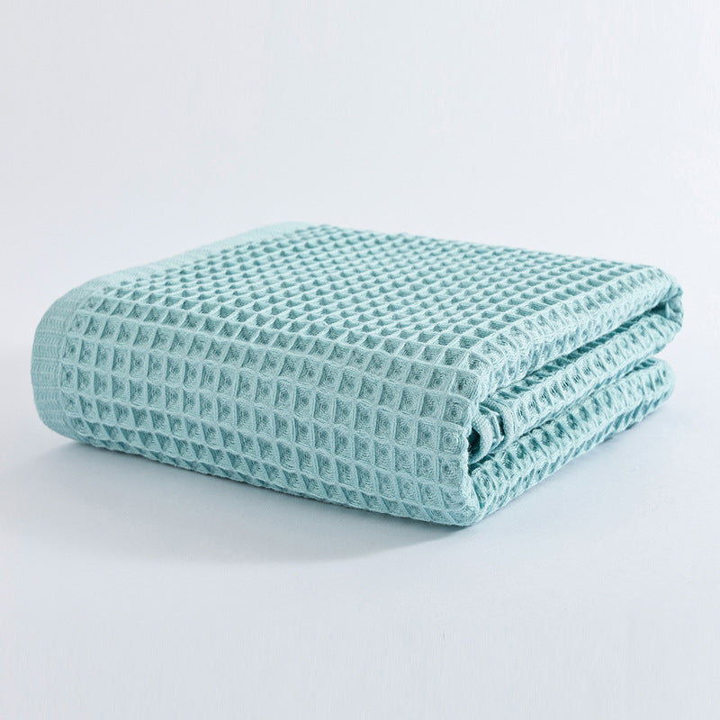 Home Soft &amp; Absorbent Large Honeycomb Cotton Bath Towel | 27.5 × 55 in