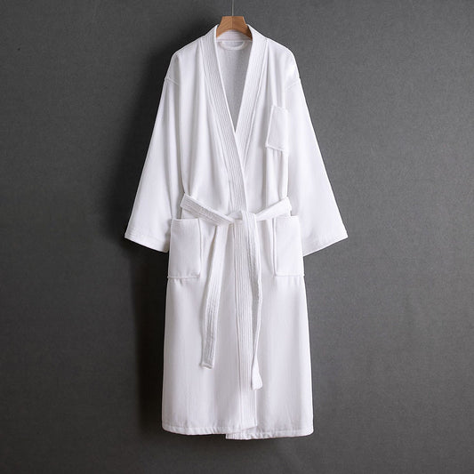 Classic Cotton Bathrobe - Soft and Comfortable for Relaxation