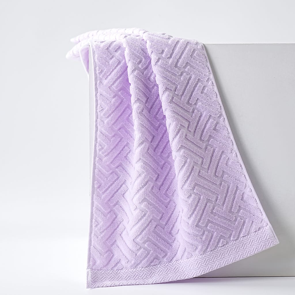 Ultra-Absorbent Cotton Face Towel – Water-Washed Texture