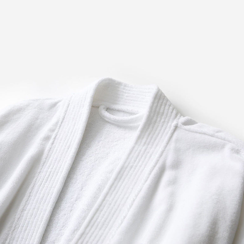 Classic Cotton Bathrobe - Soft and Comfortable for Relaxation