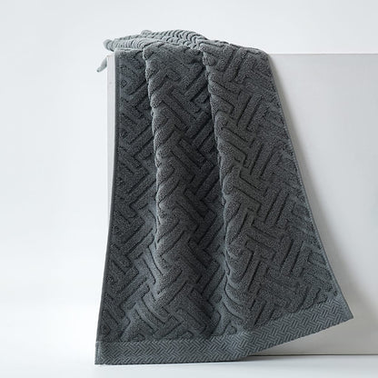 Ultra-Absorbent Cotton Face Towel – Water-Washed Texture