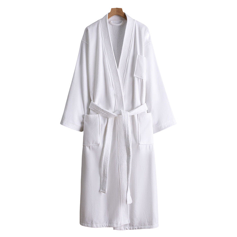 Classic Cotton Bathrobe - Soft and Comfortable for Relaxation