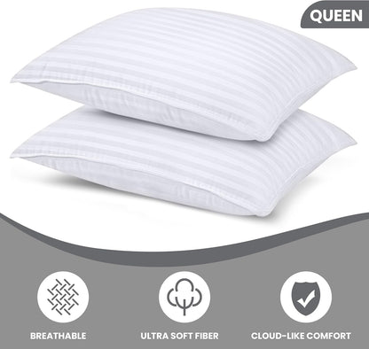 Hotel-Quality Soft Bed Pillow – Breathable, Supportive Comfort